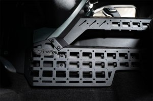 Ford Raptor Center Console Molle Panels - Addictive Desert Designs - Full Set - Hammer Black - `15-`20